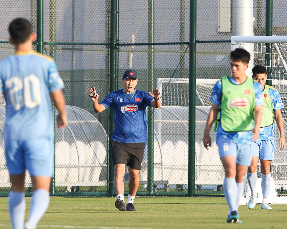 U23 Việt Nam chuẩn bị cho trận giao hữu với U23 Syria - ảnh 1