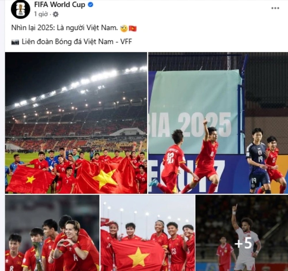 FIFA vinh danh bóng đá Việt Nam trong dịp năm mới 2026 - ảnh 1