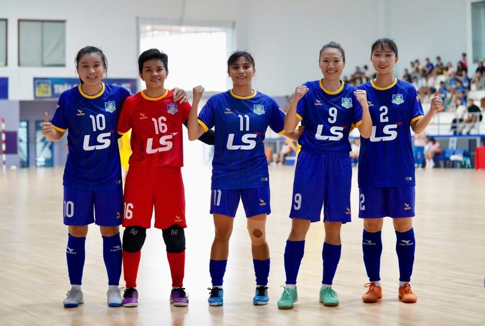 Thái Sơn Nam TP.HCM vô địch lượt đi Giải Futsal nữ VĐQG 2025 - ảnh 1