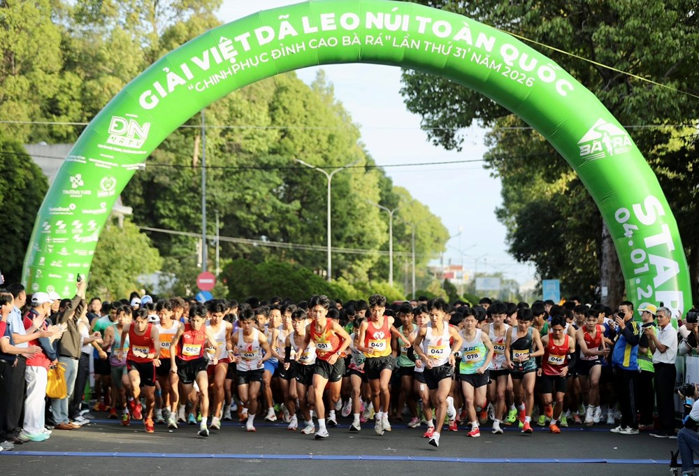 Khoảng 2.000 VĐV dự tranh Giải Việt dã leo núi toàn quốc “Chinh phục đỉnh cao Bà Rá” 2026 - ảnh 1