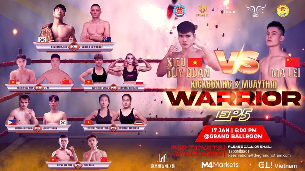 5 võ sĩ Việt Nam so tài cùng dàn cao thủ quốc tế tại Grand SF: Warriors EP05  - ảnh 1