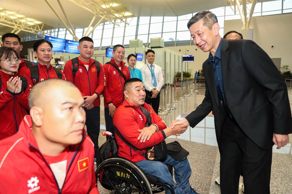 Đoàn Thể thao Người khuyết tật Việt Nam lên đường sang Thái Lan dự ASEAN Para Games 13 - ảnh 1