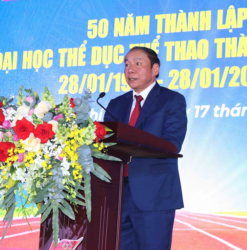 Trường Đại học TDTT TP.HCM kỷ niệm 50 năm thành lập, đón nhận Huân chương Lao động hạng Ba - ảnh 3