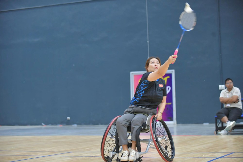 Các VĐV Việt Nam tích cực tập luyện chuẩn bị cho  ASEAN Para Games 13 - ảnh 3