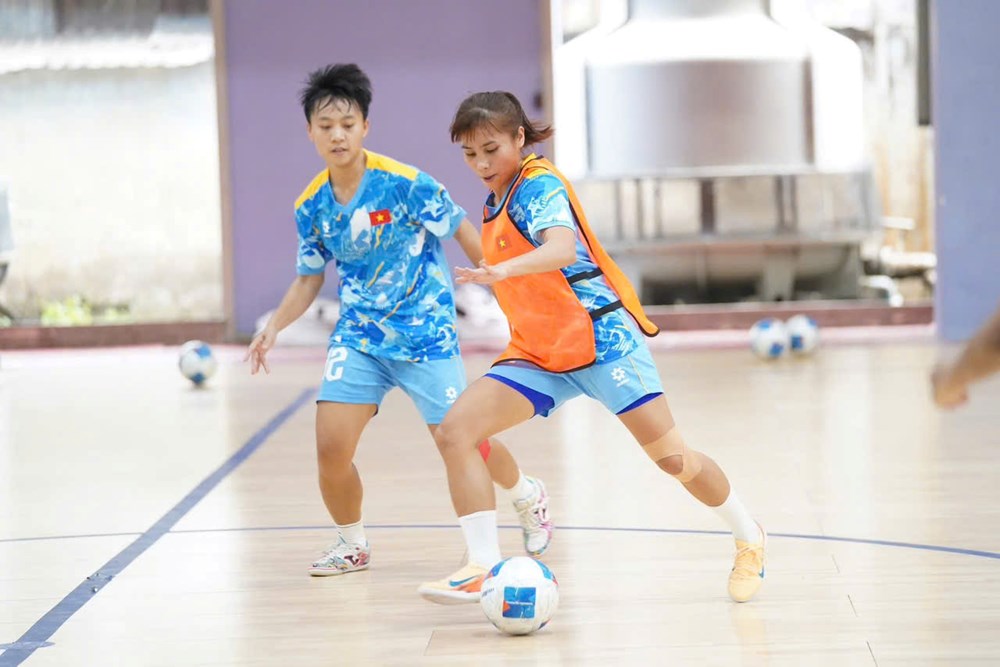 Tuyển Futsal nữ Việt Nam trở lại tập luyện, chuẩn bị cho giải Đông Nam Á  - ảnh 1