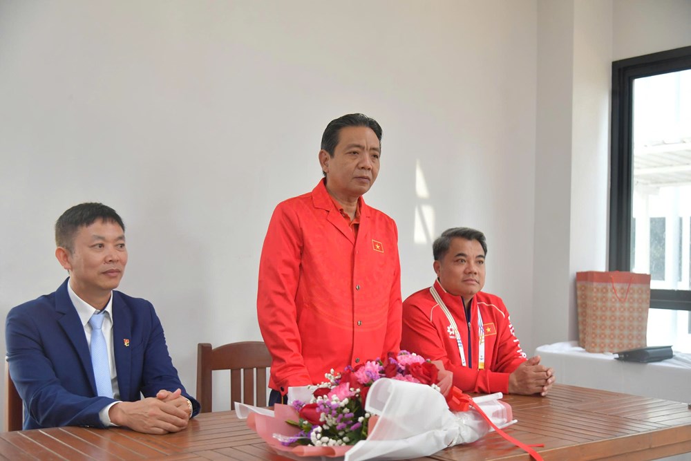 Thứ trưởng Hoàng Đạo Cương động viên Đoàn Việt Nam tại ASEAN Para Games 13 - ảnh 3