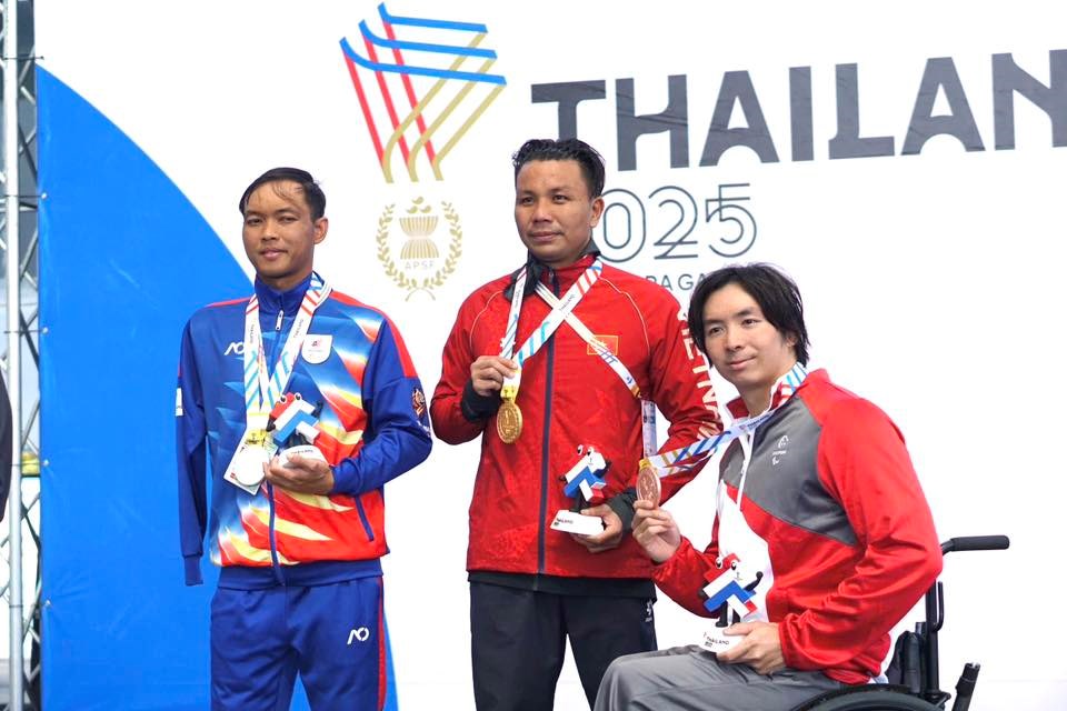 ASEAN Para Games 13: Bơi Việt Nam phá thêm kỷ lục, cử tạ giành HCV thứ hai - ảnh 1