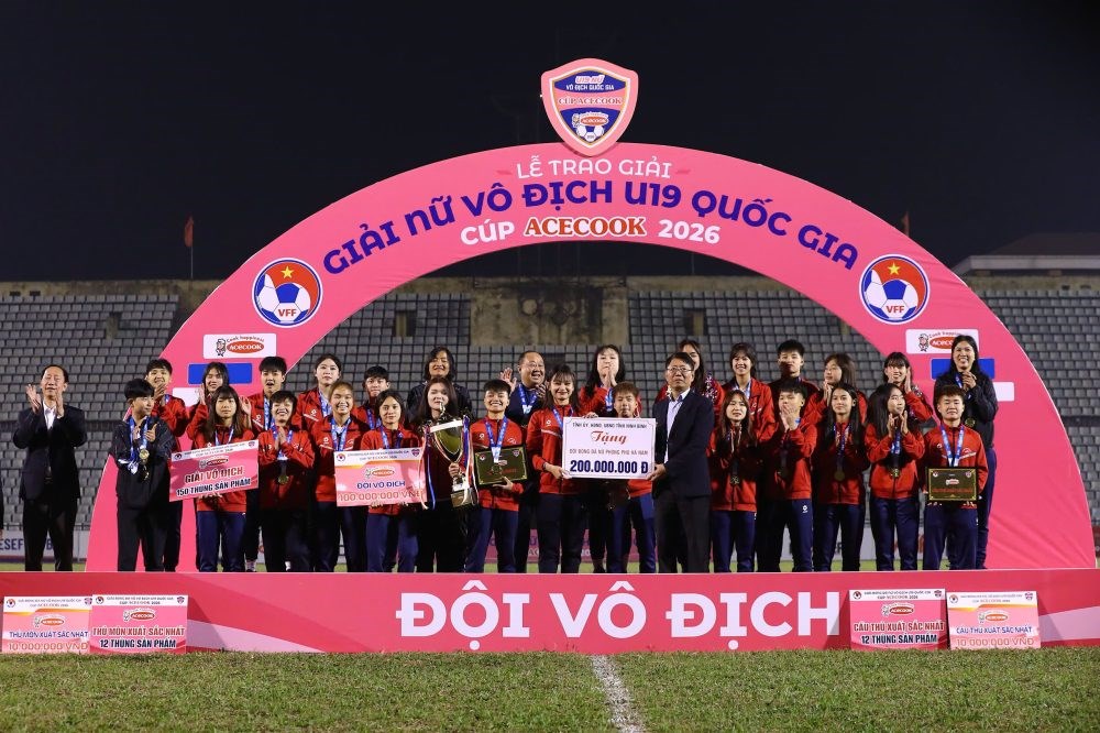 Kết quả và thứ hạng chung cuộc tại Giải bóng đá nữ U19 quốc gia 2026 - ảnh 1