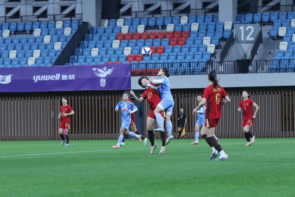 Đội tuyển nữ Việt Nam hoàn thành 2 trận giao hữu với chủ nhà Trung Quốc - ảnh 3