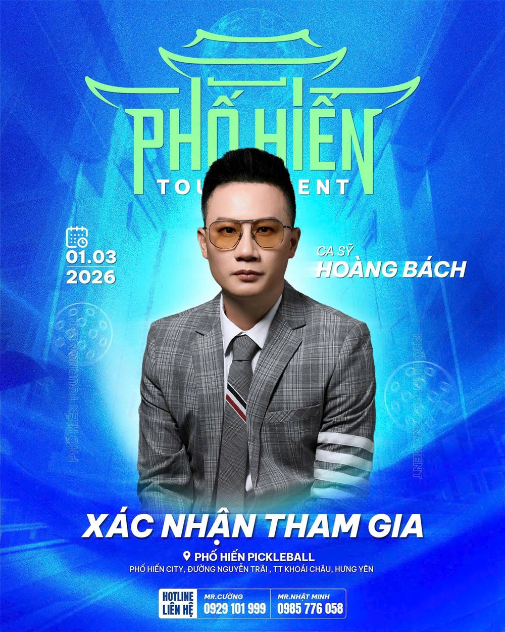 Giải pickleball Phố Hiến Tournament 2026 có tiền thưởng “khủng”, quy tụ dàn khách mời nổi tiếng - ảnh 2