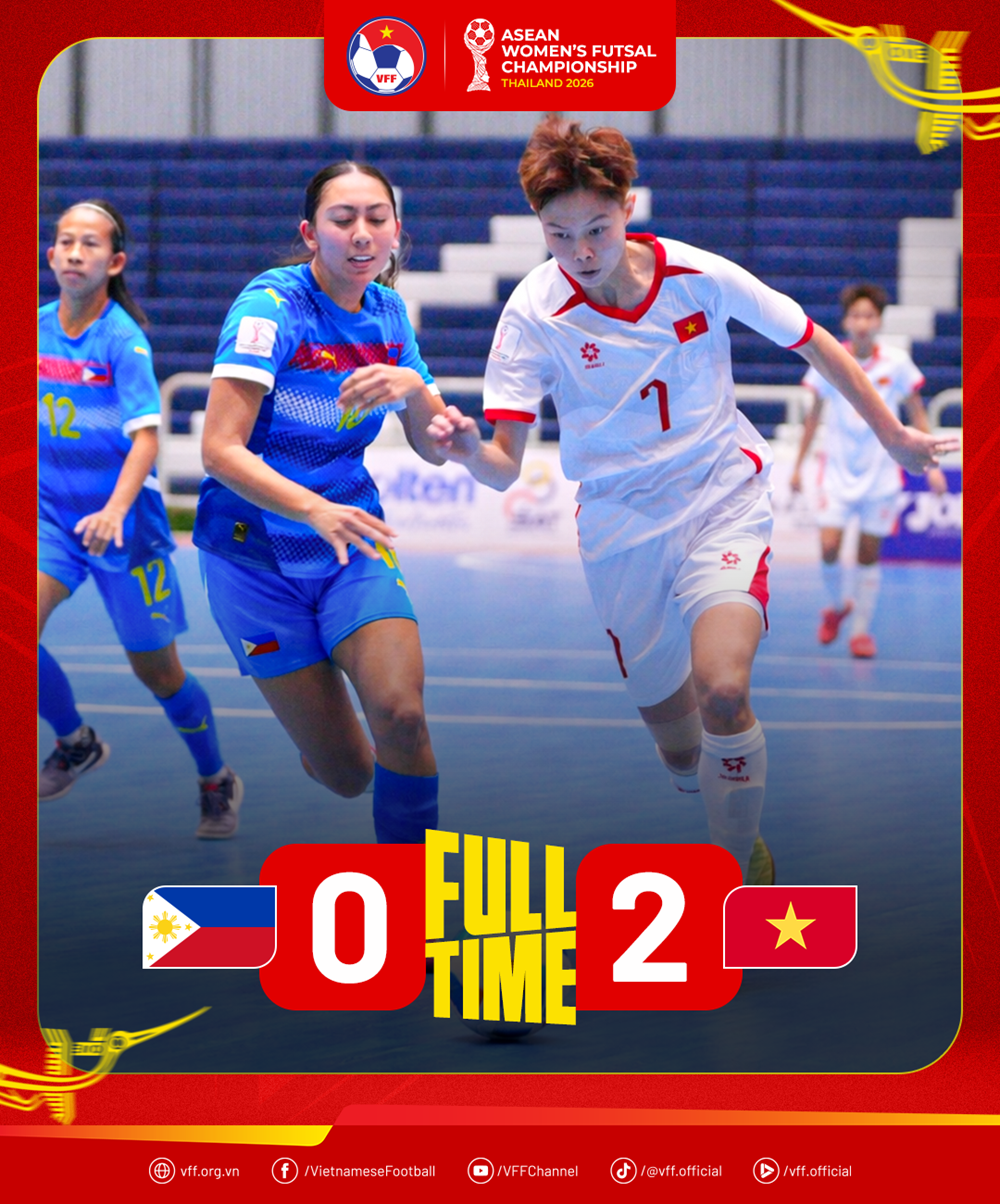 Đội tuyển futsal nữ Việt Nam thắng trận đầu tiên tại giải Đông Nam Á 2026 - ảnh 1