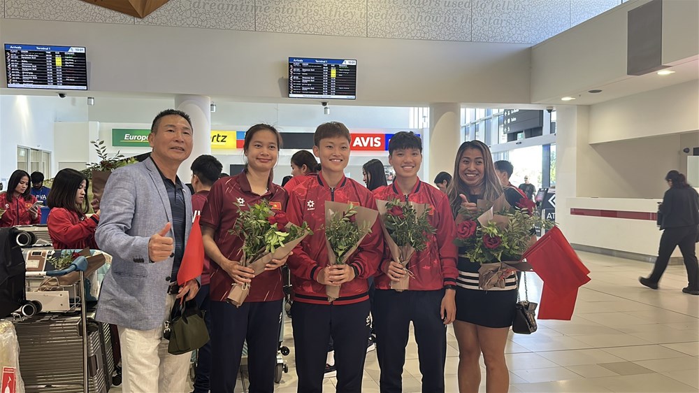 Đội tuyển nữ Việt Nam đã đến Australia, chuẩn bị bước vào thi đấu giải châu Á - ảnh 1