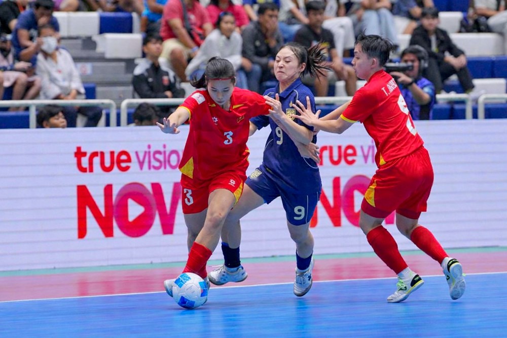 Đội tuyển futsal nữ Việt Nam thua Thái Lan ở bán kết giải Đông Nam Á 2026 - ảnh 1