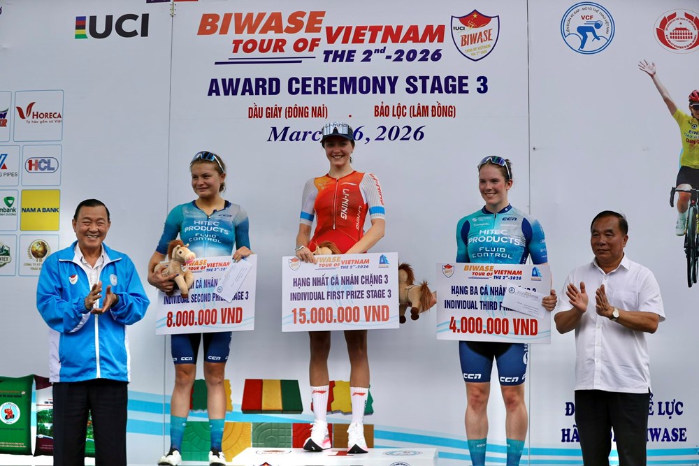 Thứ hạng không đổi tại chặng 3 Biwase Tour of Vietnam 2026 - ảnh 4