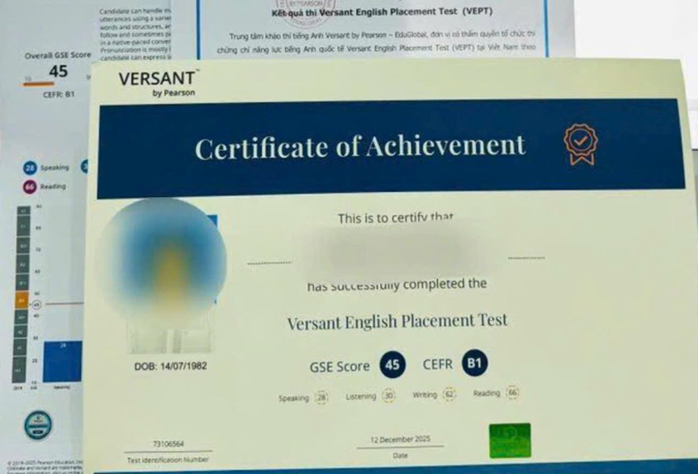 Bộ GD&ĐT công nhận VEPT: Thí sinh có thêm “vé” vào đại học - ảnh 1