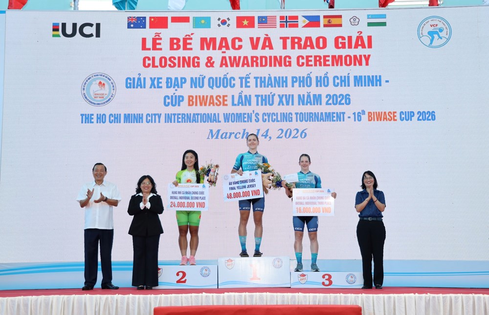 Bế mạc Giải xe đạp nữ quốc tế TP.HCM 2026 - ảnh 2
