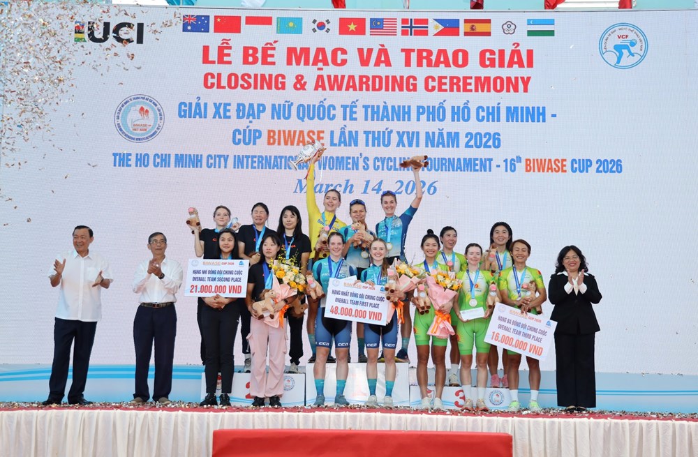 Bế mạc Giải xe đạp nữ quốc tế TP.HCM 2026 - ảnh 3
