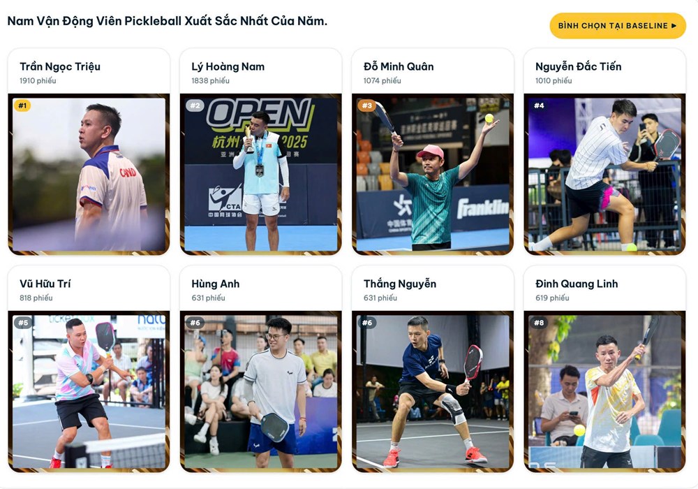 Hấp dẫn cuộc đua giữa các hạng mục tại Vietnam Pickleball Awards 2025 - ảnh 1