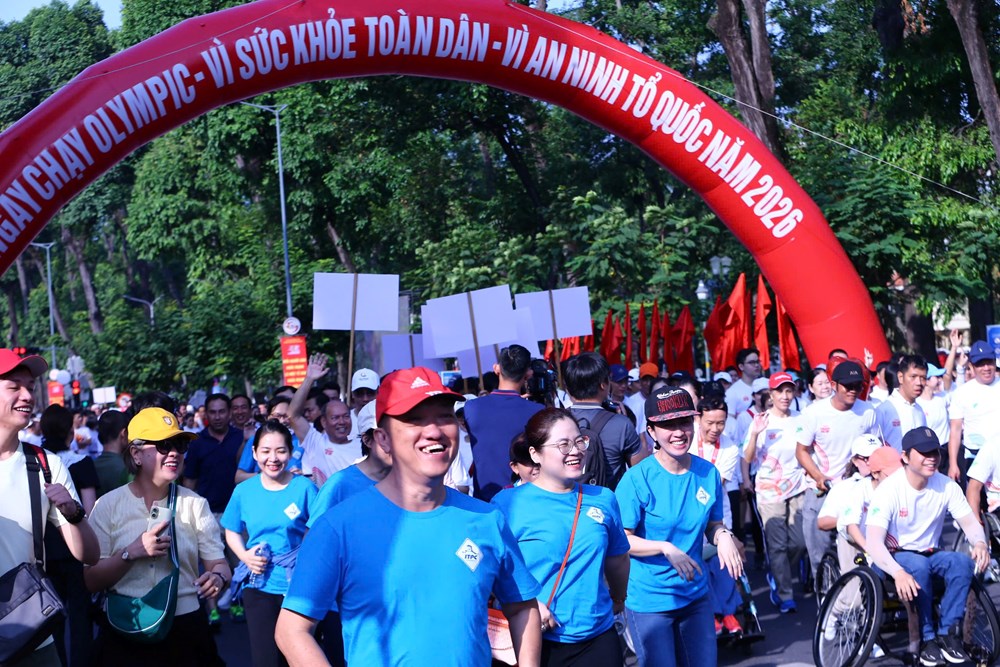 Sôi động Ngày chạy Olympic Vì sức khỏe toàn dân tại TP.HCM - ảnh 3
