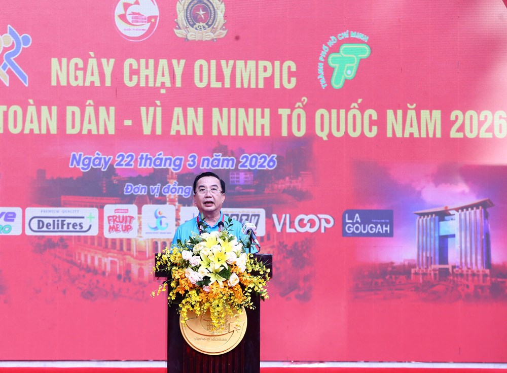 Sôi động Ngày chạy Olympic Vì sức khỏe toàn dân tại TP.HCM - ảnh 1