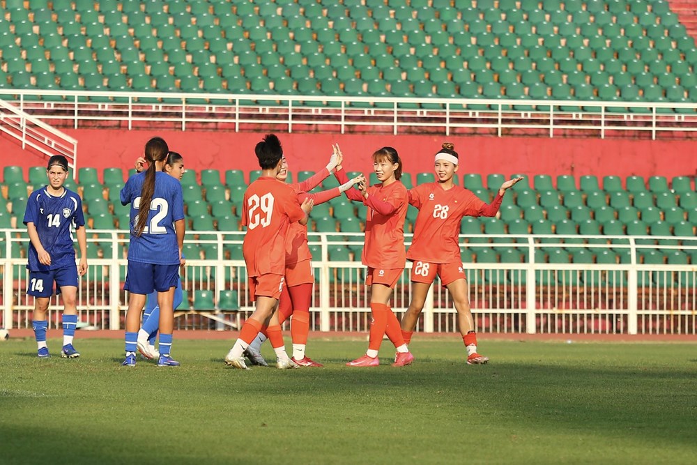 Đội tuyển U20 nữ Việt Nam thắng đậm U20 nữ Uzbekistan  - ảnh 3