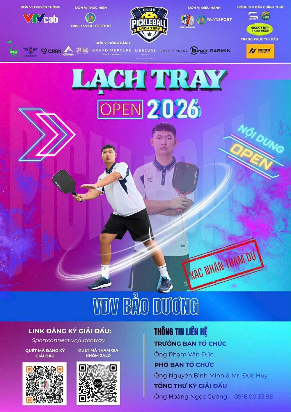 Anh tài pickleball hội tụ tại Lạch Tray Open 2026 - ảnh 2