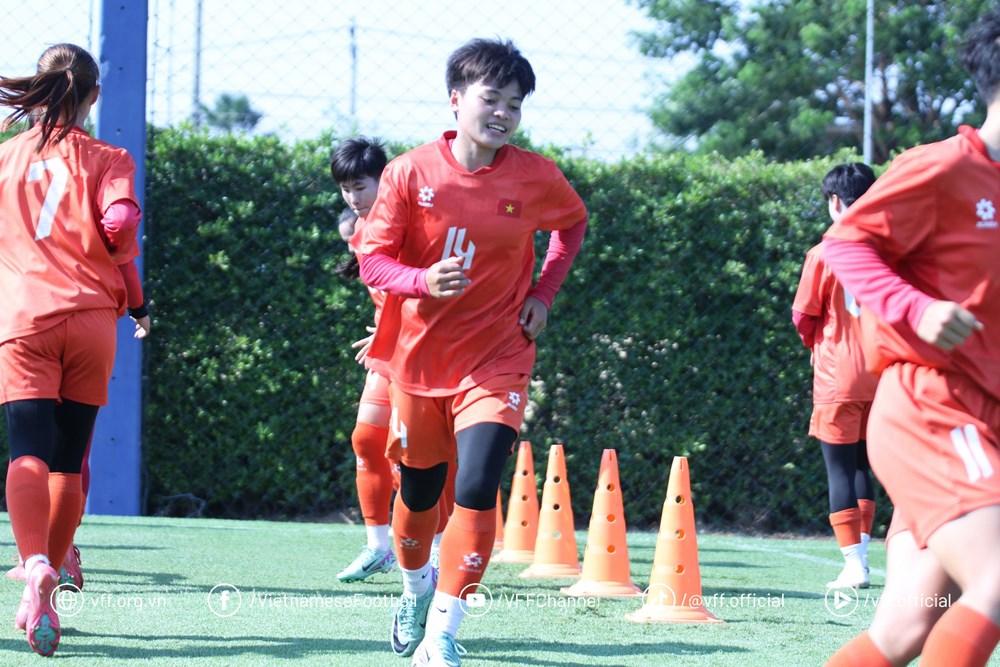 U20 nữ Việt Nam chuẩn bị cho trận tứ kết với Nhật Bản - ảnh 3