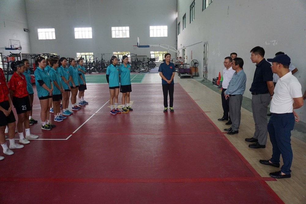 Thứ trưởng Hoàng Đạo Cương thăm và kiểm tra công tác huấn luyện tại Trung tâm Huấn luyện Thể thao Quốc gia - ảnh 4