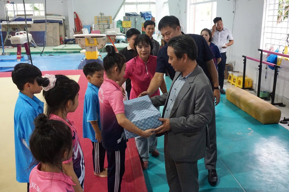 Thứ trưởng Hoàng Đạo Cương thăm và kiểm tra công tác huấn luyện tại Trung tâm Huấn luyện Thể thao Quốc gia - ảnh 6