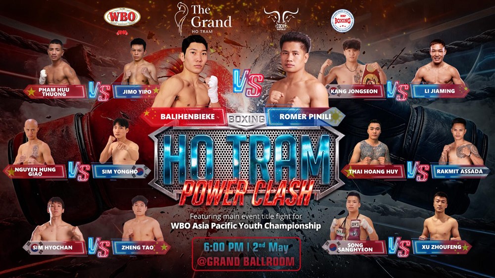 Ba võ sĩ Việt Nam thượng đài tại sự kiện boxing Ho Tram Power Clash - ảnh 1