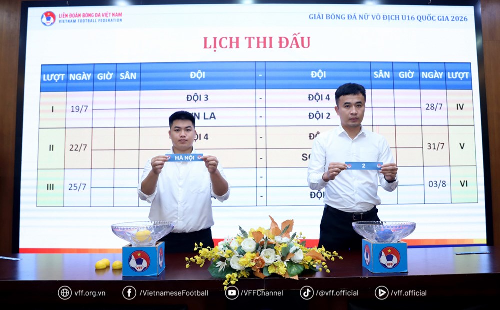 Bốn đội tham dự Giải bóng đá U16 nữ quốc gia 2026 - ảnh 1
