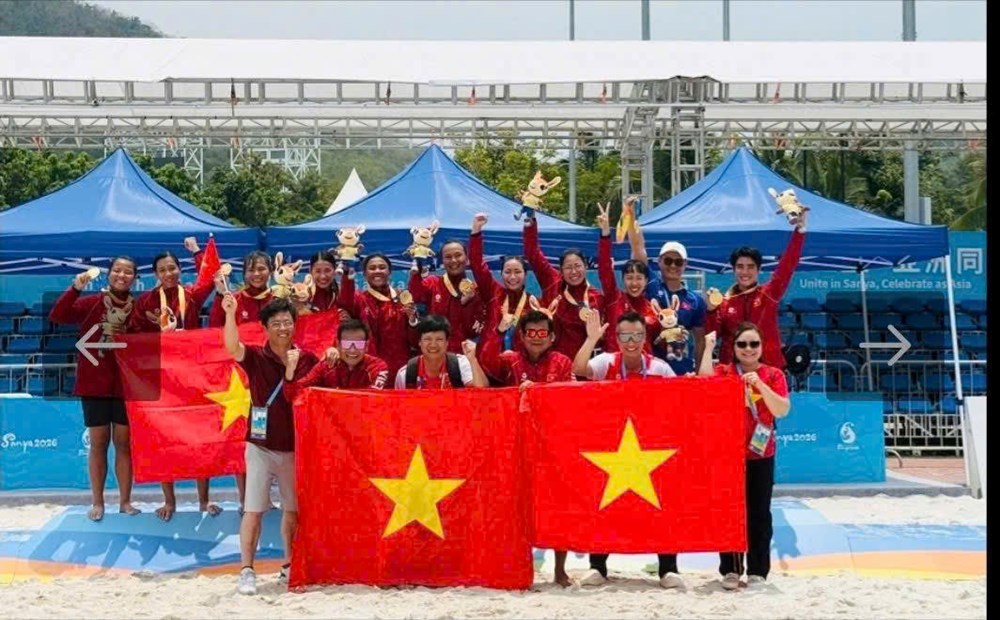 Giành 3 HCV, Việt Nam xếp hạng tư tại Đại hội Thể thao bãi biển châu Á - ảnh 1