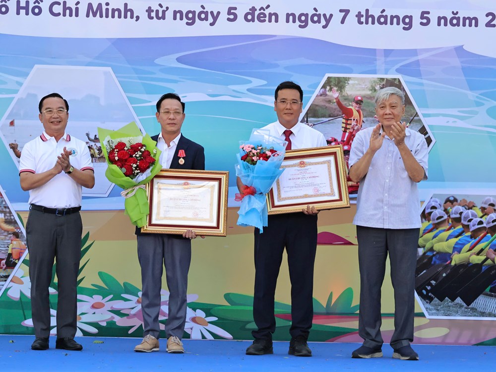 Khai mạc Giải đua thuyền truyền thống các tay chèo xuất sắc quốc gia 2026 - ảnh 2