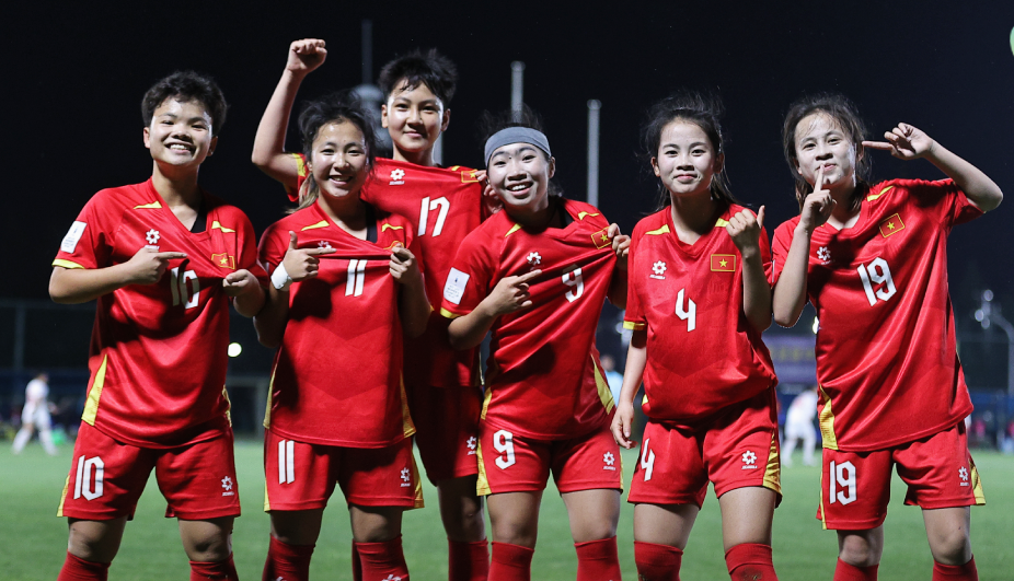 Thắng Myanmar, U17 nữ Việt Nam vào tứ kết giải châu Á  - ảnh 2