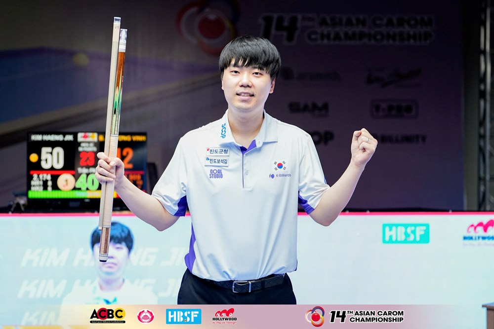 Bao Phương Vinh giành ngôi á quân Giải billiards carom vô địch châu Á 2026  - ảnh 3