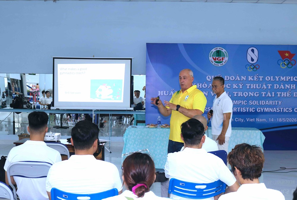 Khai mạc Khoá học kỹ thuật dành cho HLV, trọng tài TDDC - ảnh 6