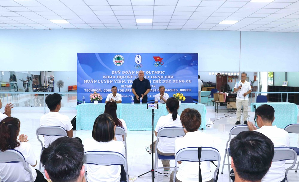 Bế mạc Khoá học kỹ thuật dành cho HLV, trọng tài TDDC - ảnh 1