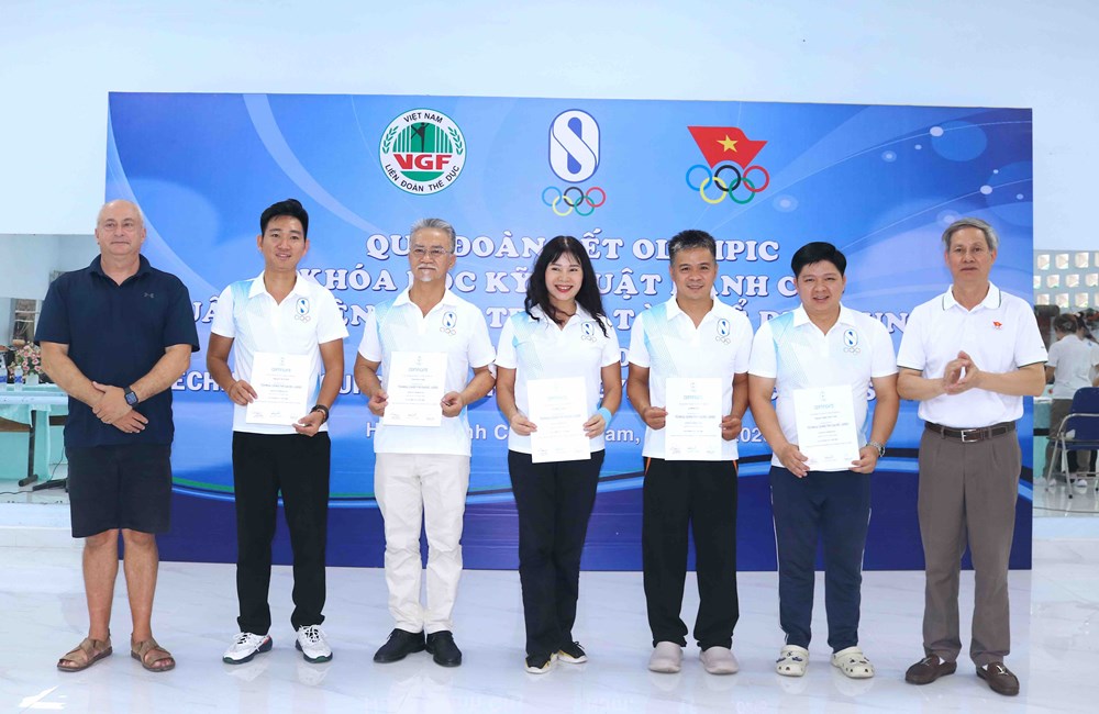 Bế mạc Khoá học kỹ thuật dành cho HLV, trọng tài TDDC - ảnh 5