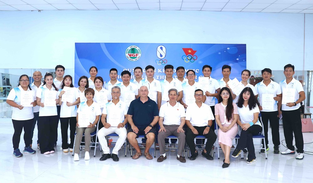 Bế mạc Khoá học kỹ thuật dành cho HLV, trọng tài TDDC - ảnh 6