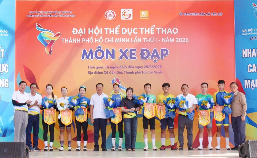 Khởi tranh môn xe đạp đường trường Đại hội TDTT TP.HCM 2026 - ảnh 1