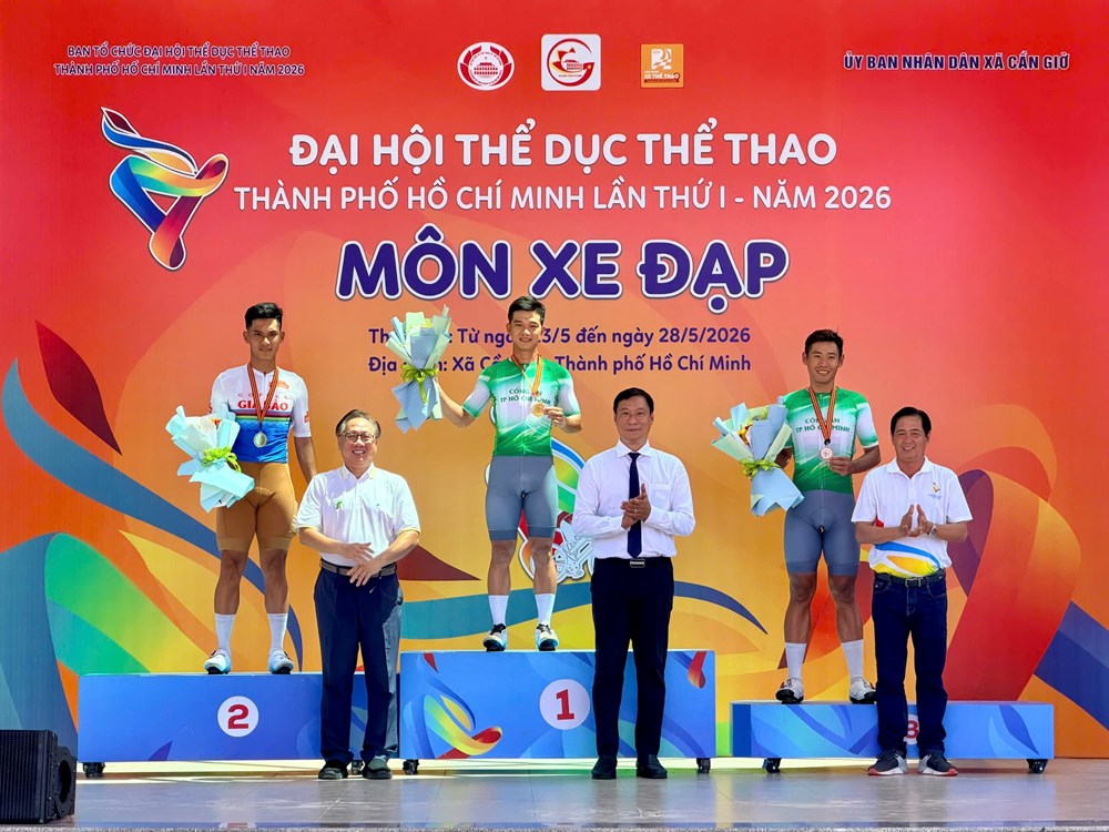 Khởi tranh môn xe đạp đường trường Đại hội TDTT TP.HCM 2026 - ảnh 3