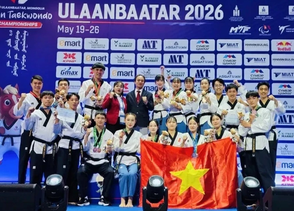 Taekwondo Việt Nam giành 2 HCV châu Á và 4 suất dự ASIAD 20 - ảnh 1