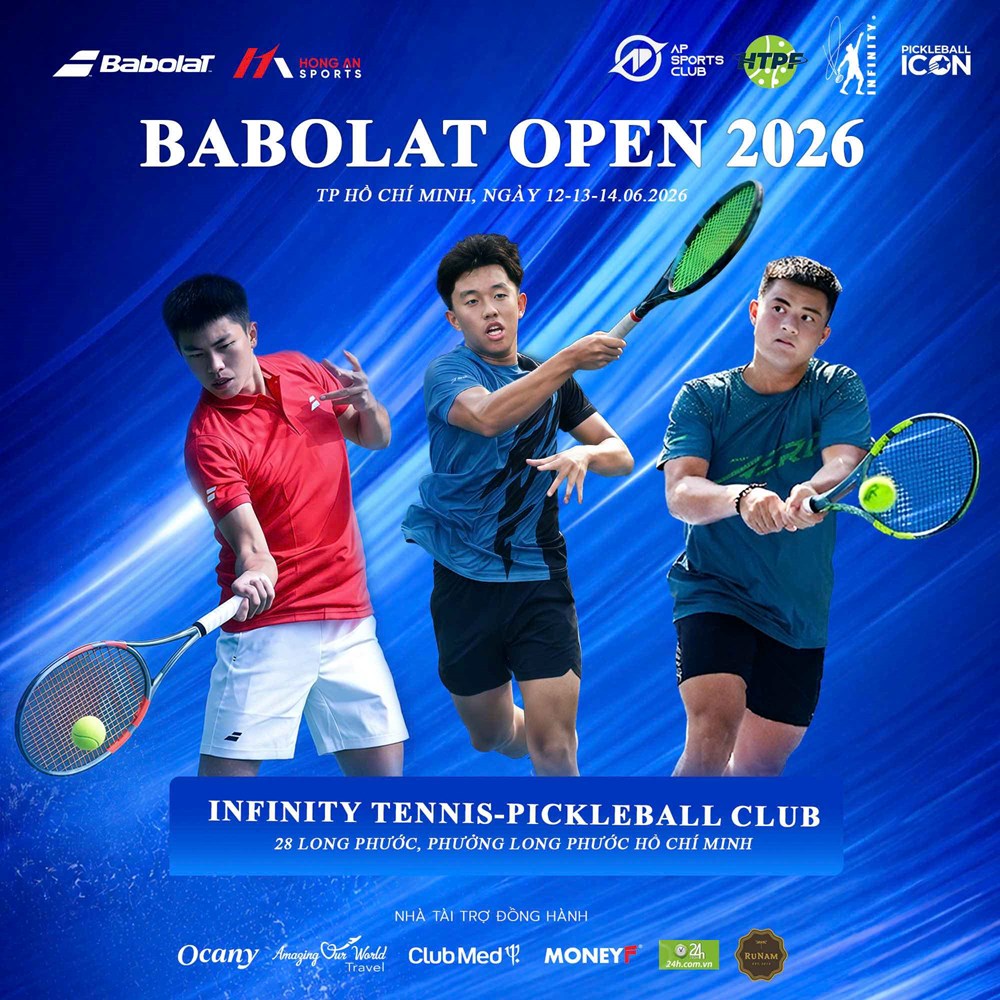Hơn 1 tỉ đồng cho tổng giá trị giải thưởng tại Giải Tennis - Pickleball Babolat Open 2026  - ảnh 1