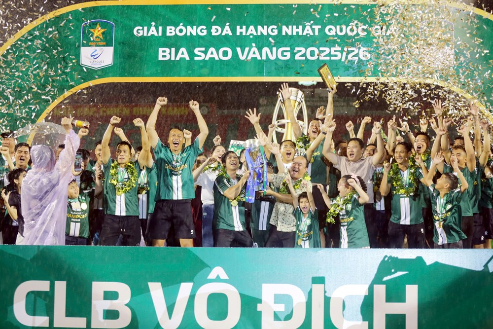 Kết quả và xếp hạng mới nhất vòng 21 Giải hạng Nhất Quốc gia 2025/26 - ảnh 1