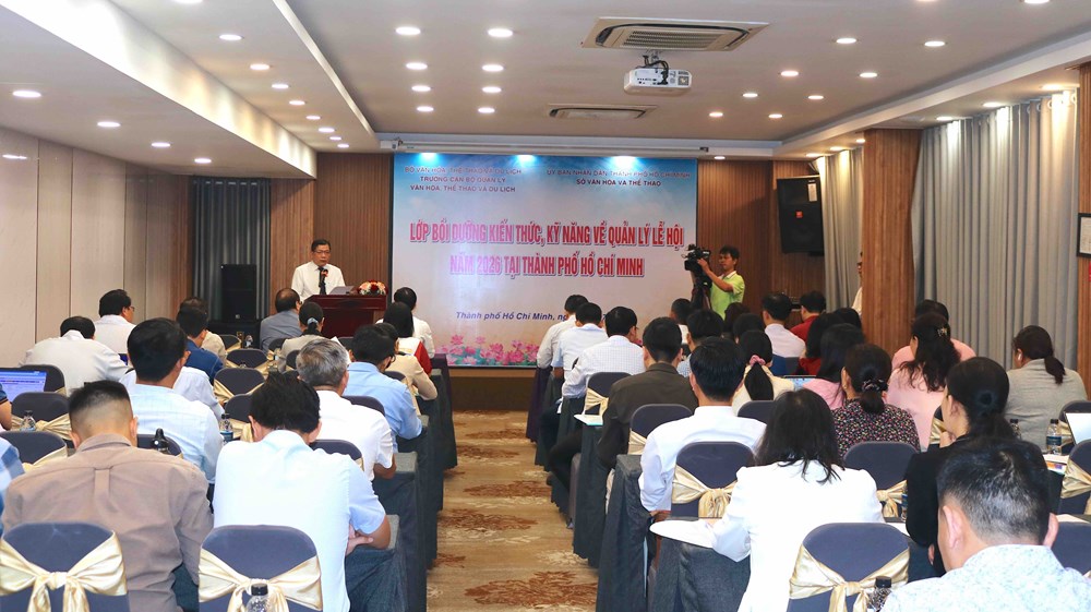 Bồi dưỡng kiến thức, kỹ năng về quản lý lễ hội năm 2026  - ảnh 1