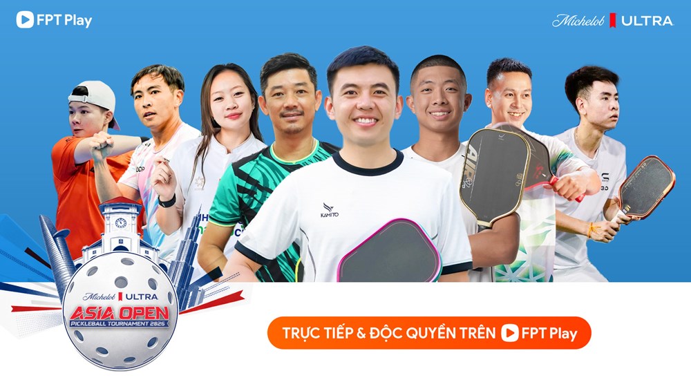 Anh tài hội tụ tại Giải Pickleball Michelob ULTRA châu Á mở rộng 2026 - ảnh 1