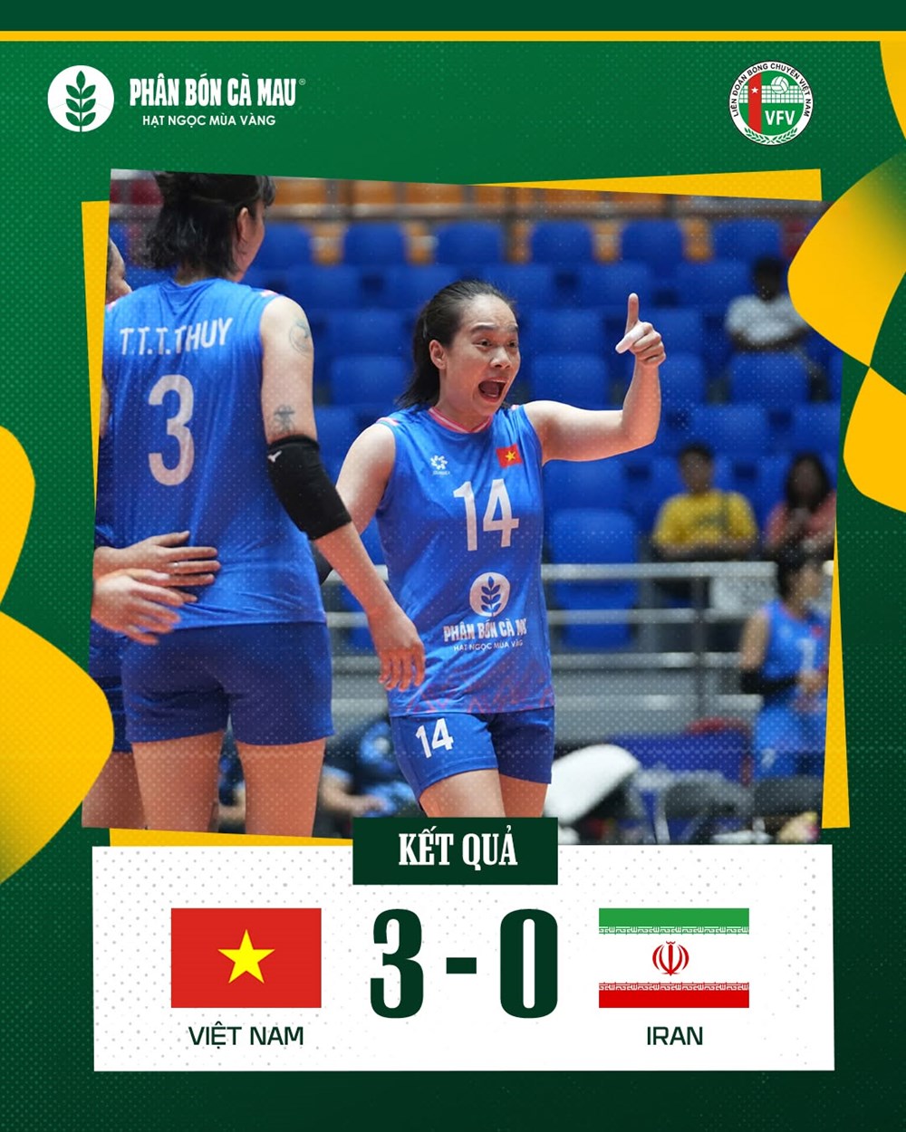 Thắng dễ Iran, tuyển bóng chuyền nữ Việt Nam vào bán kết AVC Cup 2026 - ảnh 1