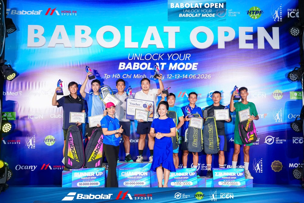 Đã tìm ra những nhà vô địch tại Giải tennis – pickleball Babolat Open Cup 2026  - ảnh 4