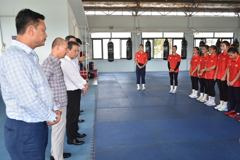 Thứ trưởng Hoàng Đạo Cương kiểm tra công tác chuẩn bị ASIAD 20 - ảnh 3