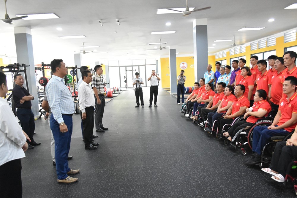 Thứ trưởng Hoàng Đạo Cương kiểm tra công tác chuẩn bị ASIAD 20 - ảnh 1